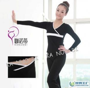 CL3014经典禅静长袖瑜伽服套装 舞蹈服 健身服套装 黑色_世界工厂网中国产品信息库