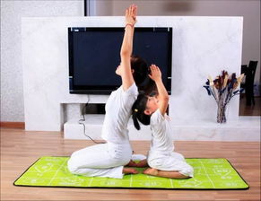 小霸王亲子瑜伽健身跳舞毯D600 内置舞曲游戏,打造家庭运动乐趣